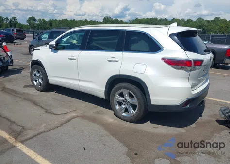 2016 Toyota Highlander Limited V6 z USA, uszkodzony, nr VIN 5TDYKRFH0GS158781